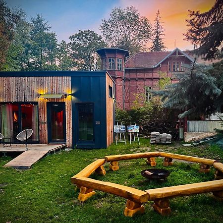 Tiny House Baraczek Brno-Jundrov, Ulice Veslarska 아파트 외부 사진
