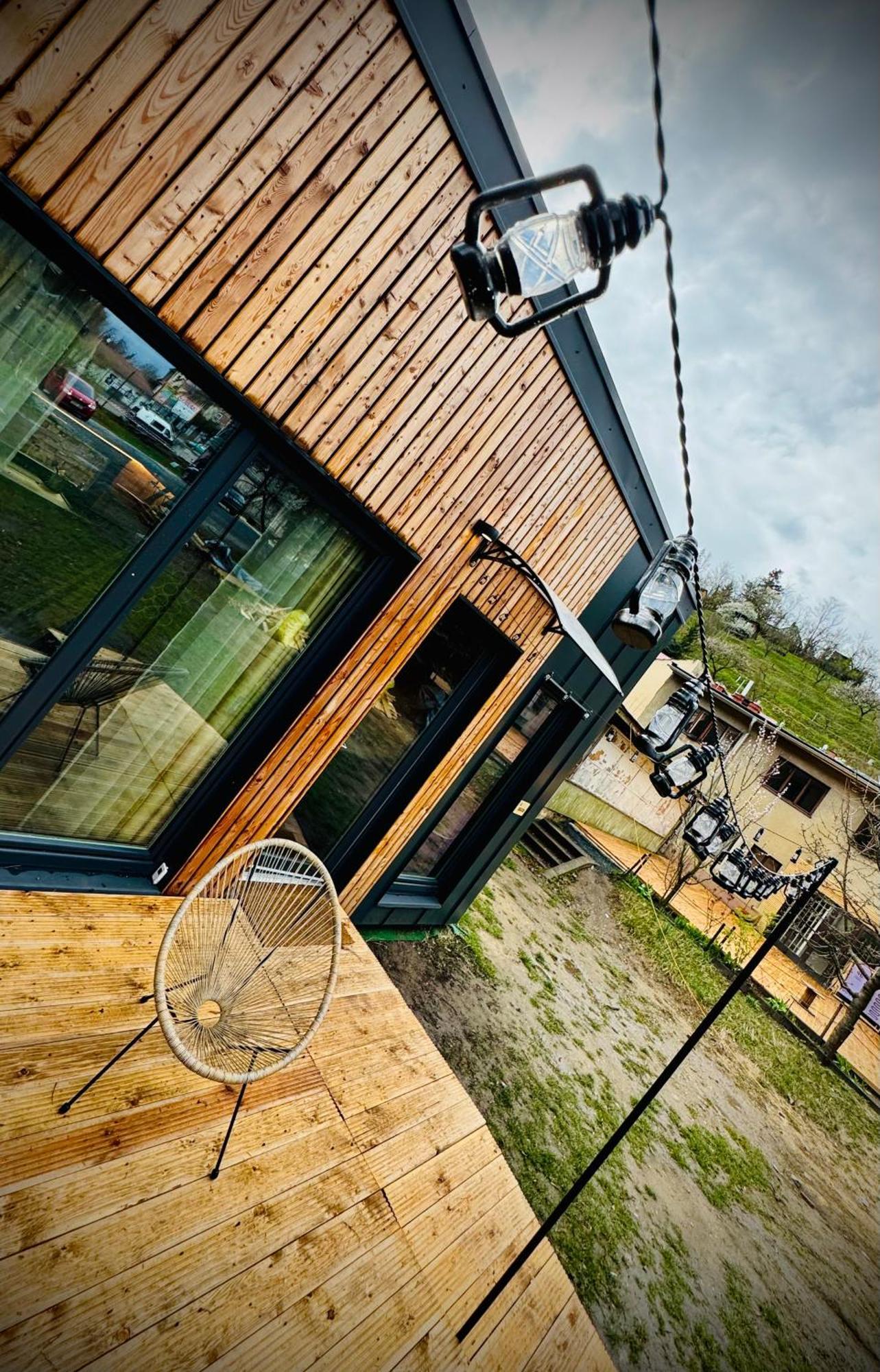 Tiny House Baraczek Brno-Jundrov, Ulice Veslarska 아파트 외부 사진