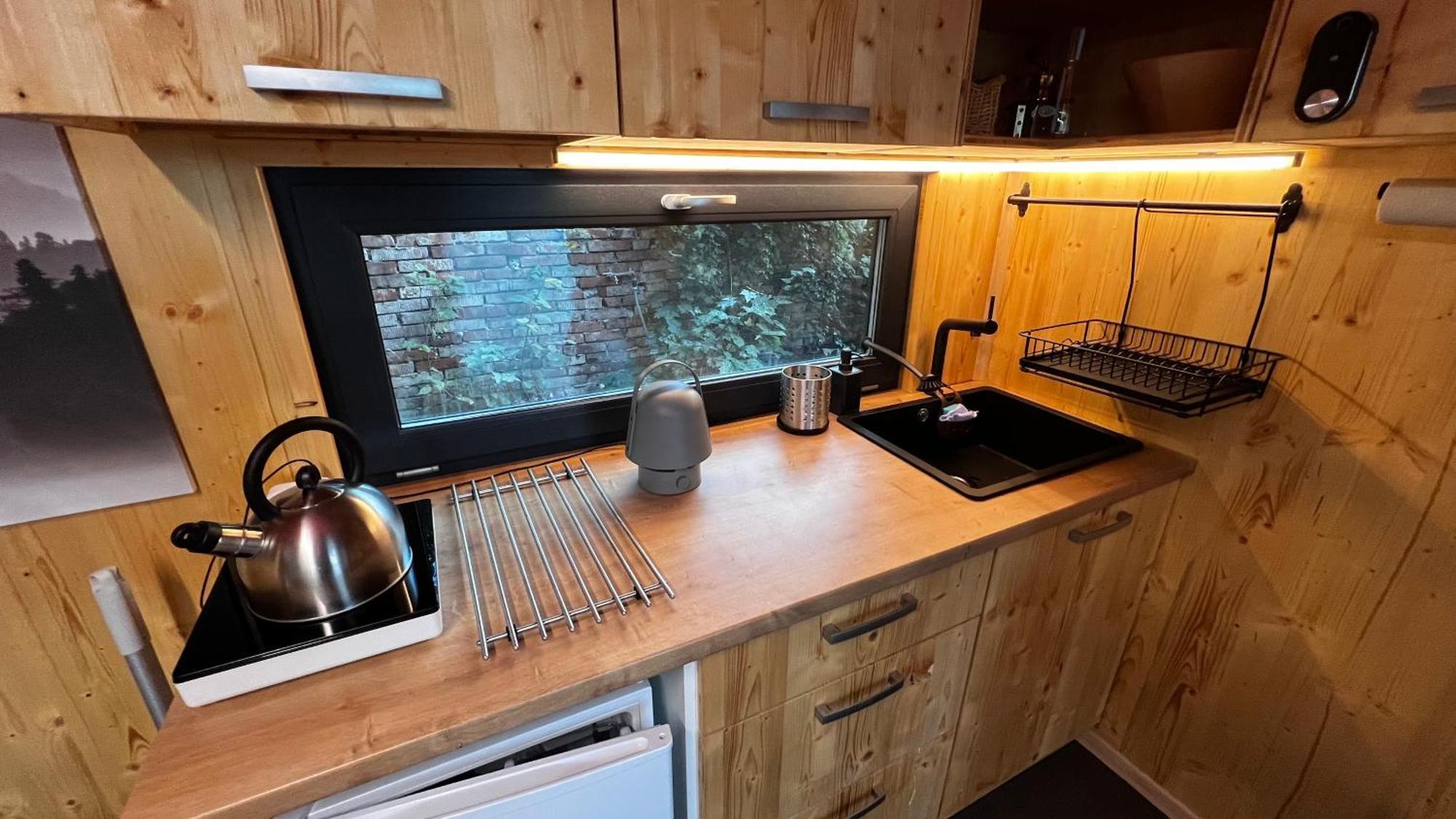Tiny House Baraczek Brno-Jundrov, Ulice Veslarska 아파트 외부 사진
