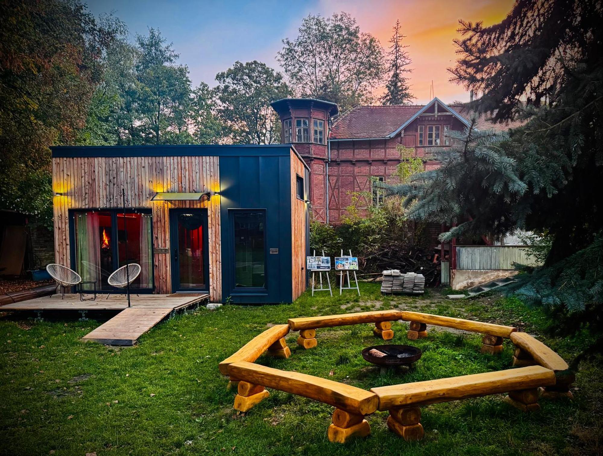 Tiny House Baraczek Brno-Jundrov, Ulice Veslarska 아파트 외부 사진